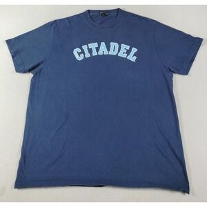 The Citadel Military College Shirt Men XL Blue NCAA Football The Cotton Exchange